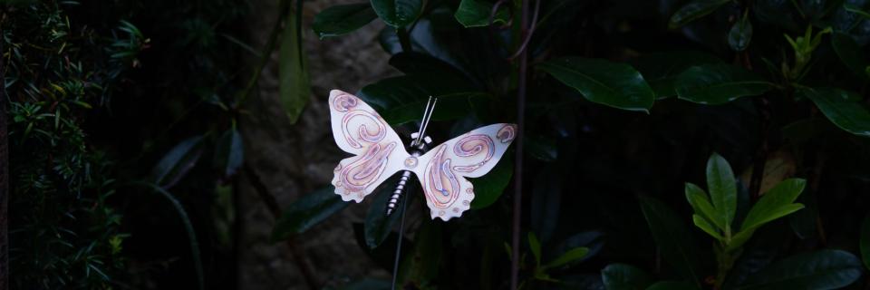 Schmetterling aus Metall